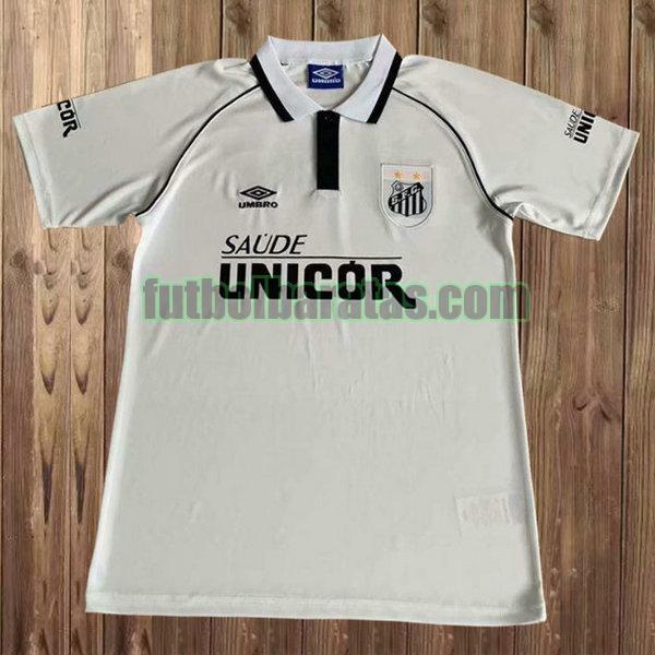 camiseta santos 1997 gris primera