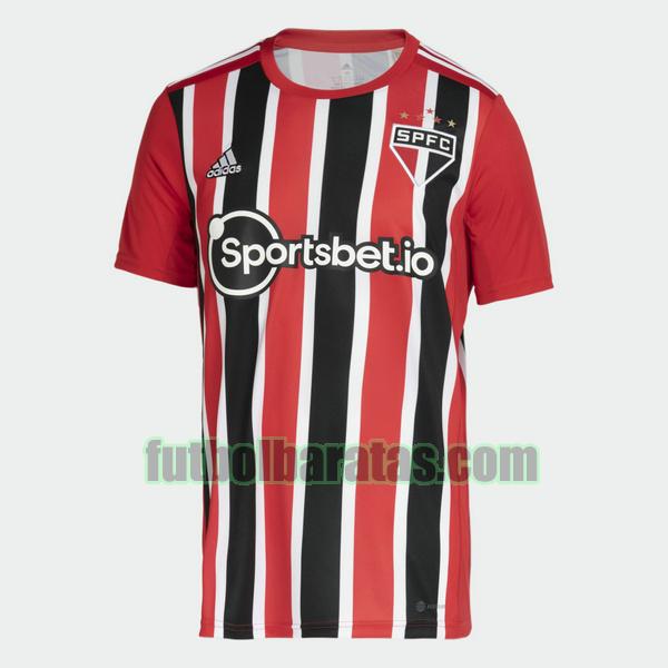 camiseta sao paulo 2022 2023 rojo negro segunda