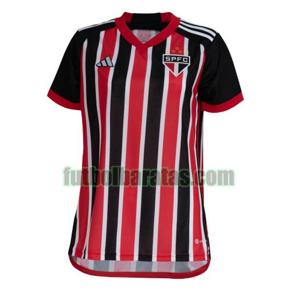 camiseta sao paulo 2023 2024 rojo negro segunda