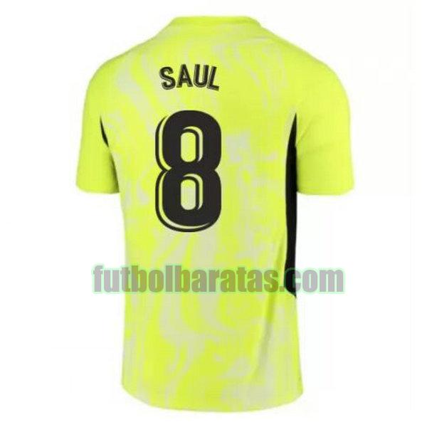 camiseta saul 8 atletico madrid 2020-2021 verde tercera