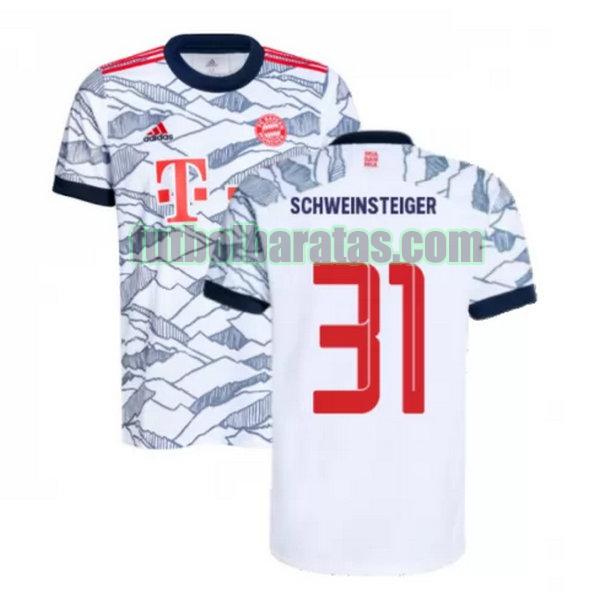 camiseta schweinsteiger 31 bayern munich 2021 2022 negro tercera
