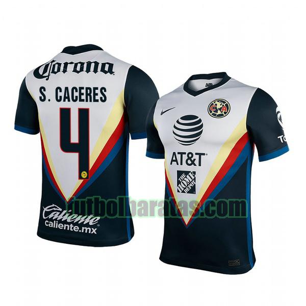 camiseta sebastian caceres 4 camiseta club america 2020-2021 segunda