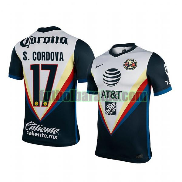 camiseta sebastian cordova 17 camiseta club america 2020-2021 segunda