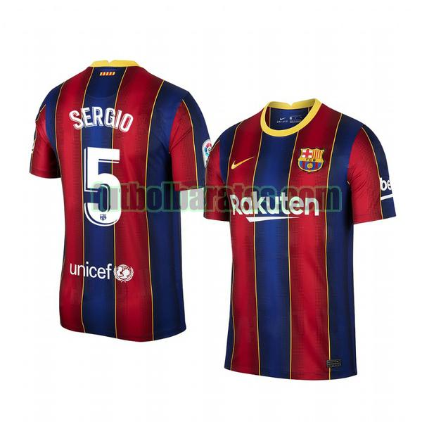 camiseta sergio busquets 5 camiseta barcelona 2020-2021 primera