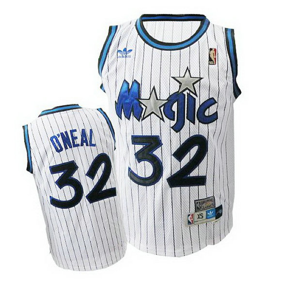 camiseta shaquille o'neal 32 orlando magic soul blanca