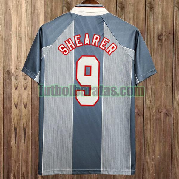 camiseta shearer 9 inglaterra 1996 gris segunda