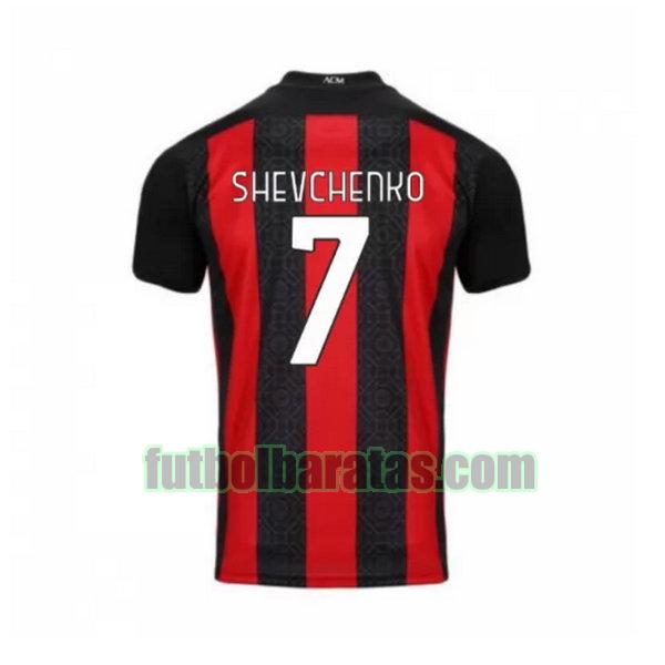 camiseta shevchenko 7 ac milan 2020-2021 primera