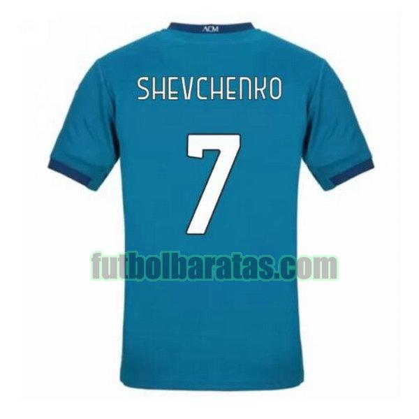 camiseta shevchenko 7 ac milan 2020-2021 tercera