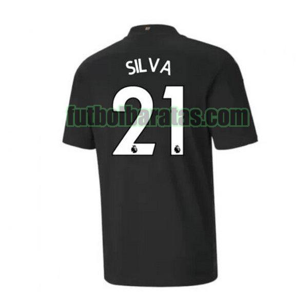 camiseta silva 21 manchester city 2020-2021 segunda