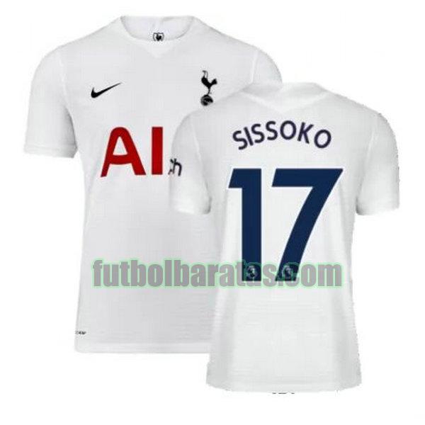 camiseta sissoko 17 tottenham hotspur 2021 2022 blanco primera