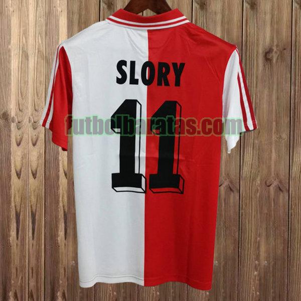 camiseta slory 11 feyenoord 1994-1996 blanco primera