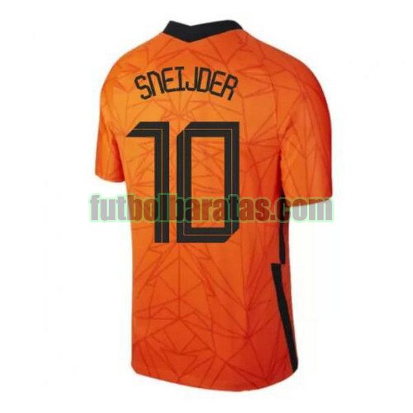 camiseta sneijder 10 holanda 2020 primera