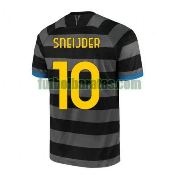 camiseta sneijder 10 inter milan 2020-2021 gris tercera