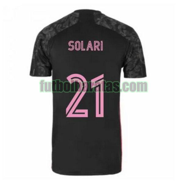 camiseta solari 21 real madrid 2020-2021 negro tercera
