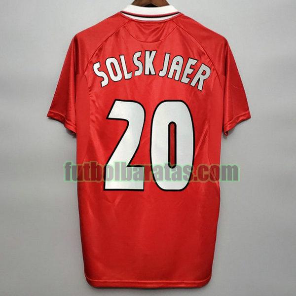 camiseta solskjaer 20 manchester united 2019-2020 rojo primera