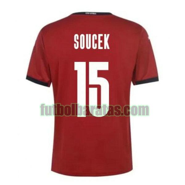 camiseta soucek 15 republica checa 2020 primera