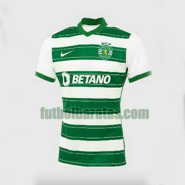 camiseta sporting cp 2021 2022 verde blanco primera equipacion