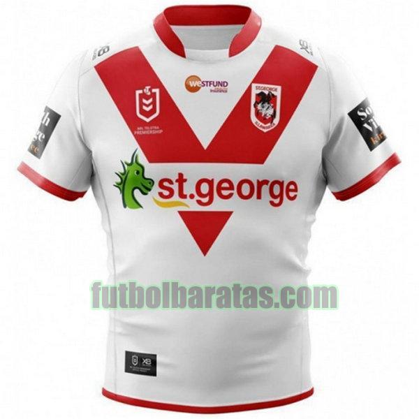 camiseta st george illawarra dragons 2019 blanco primera