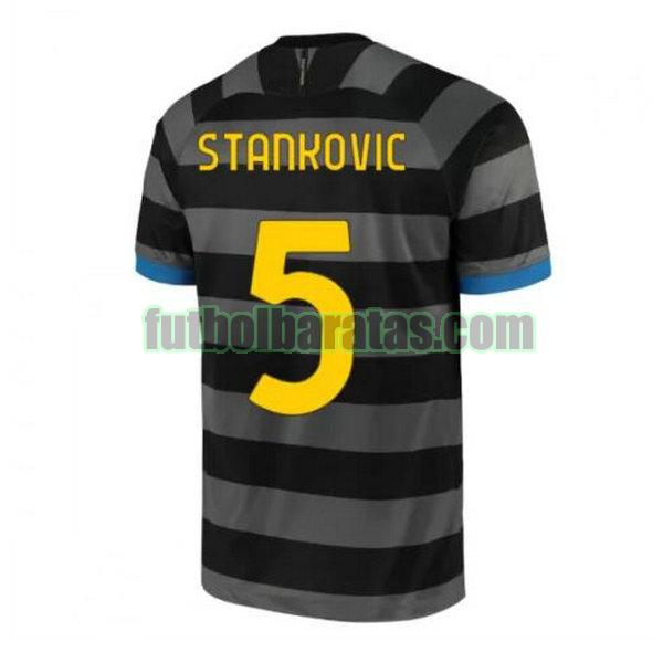 camiseta stankovic 5 inter milan 2020-2021 gris tercera