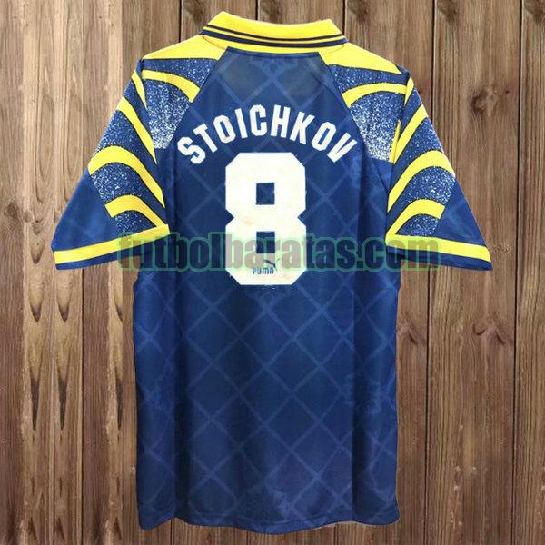 camiseta stoichkov 8 parma 1995-1997 azul primera