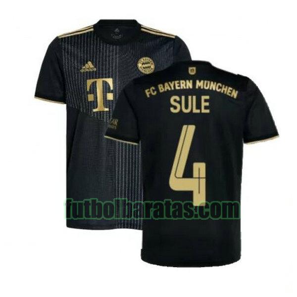 camiseta sule 4 bayern munich 2021 2022 negro segunda