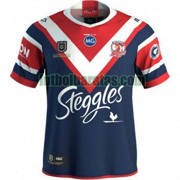 camiseta sydney roosters 2019 azul premiers