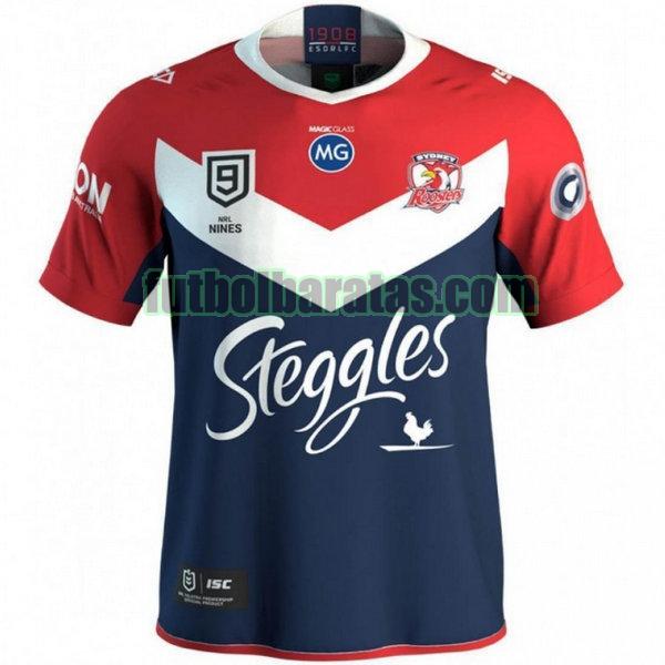 camiseta sydney roosters 2020 azul nines