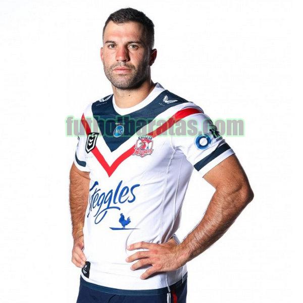 camiseta sydney roosters 2021 blanco segunda