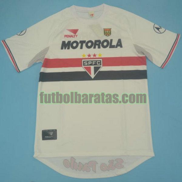 camiseta são paulo 1999-2000 blanco primera