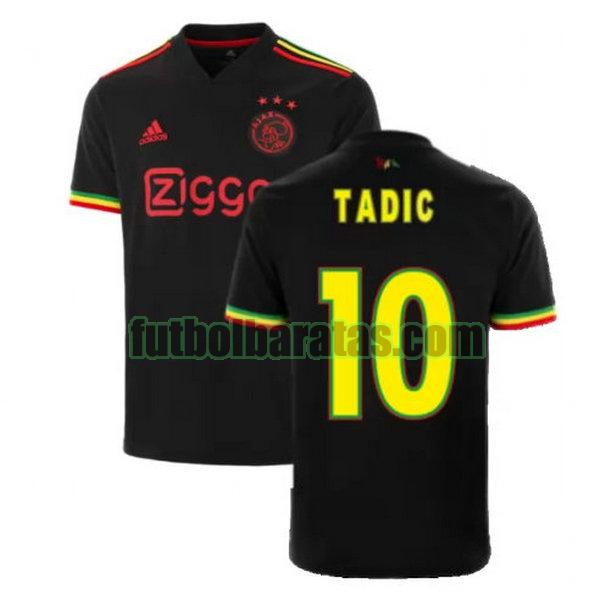 camiseta tadic 10 ajax 2021 2022 negro tercera