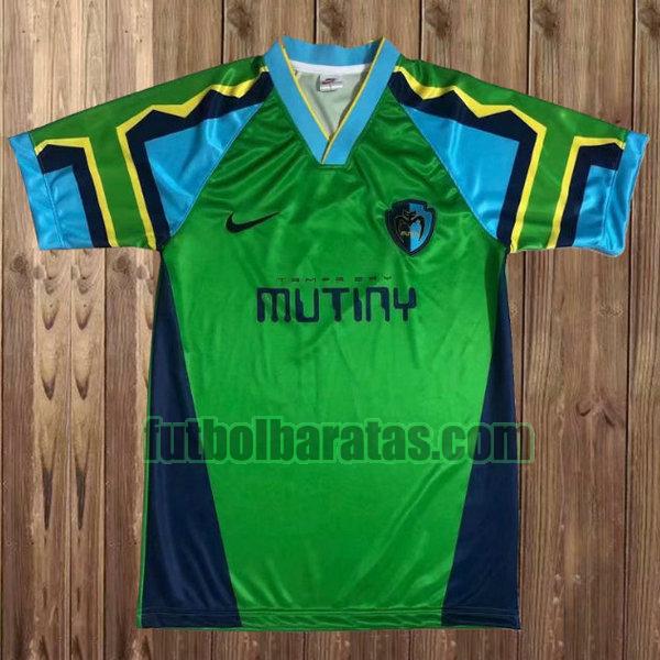 camiseta tampa bay rowdies 1996-1997 verde segunda