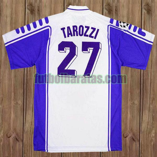 camiseta tarozzi 27 fiorentina 1999-2000 blanco segunda