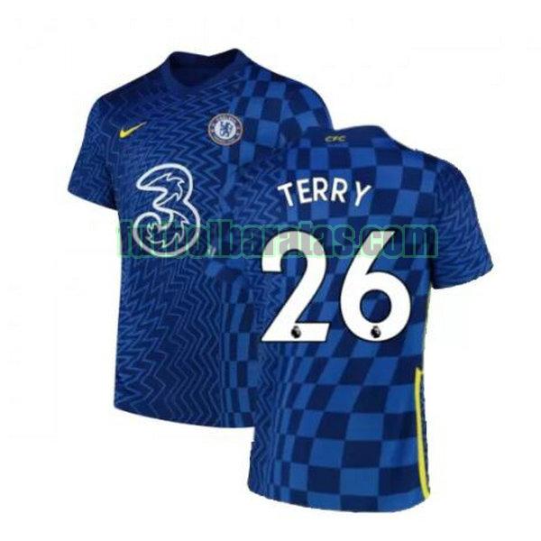 camiseta terry 26 chelsea 2021 2022 azul primera