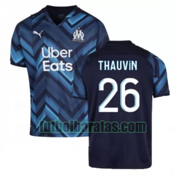 camiseta thauvin 26 marsella 2021 2022 azul segunda