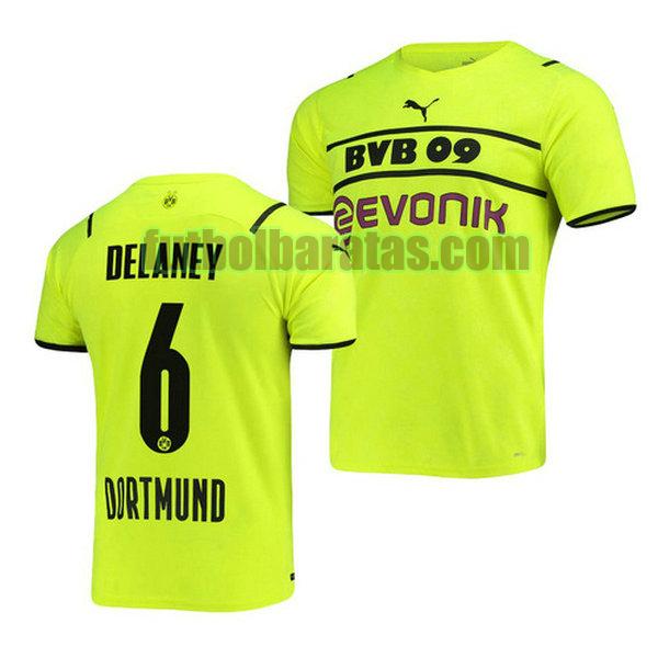 camiseta thomas delaney 6 borussia dortmund 2021 2022 verde tercera