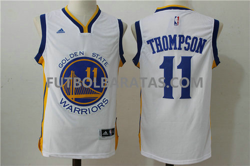 camiseta thompson 11 golden state warriors 2017 blanc