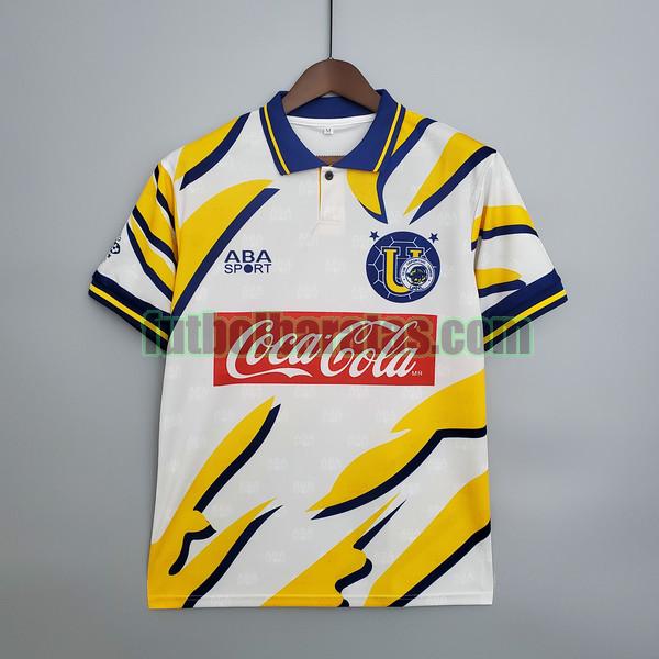 camiseta tigres uanl 1997 1998 blanco amarillo segunda