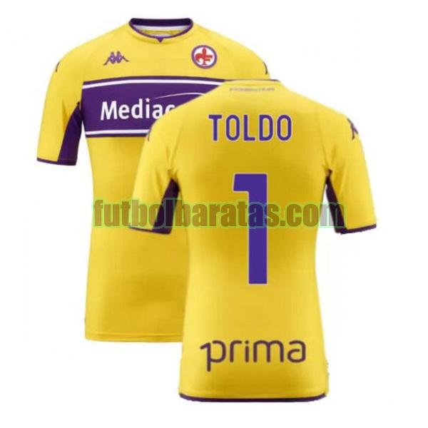 camiseta toldo 1 fiorentina 2021 2022 amarillo tercera