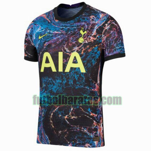 camiseta tottenham 2021 2022 negro azul segunda equipacion