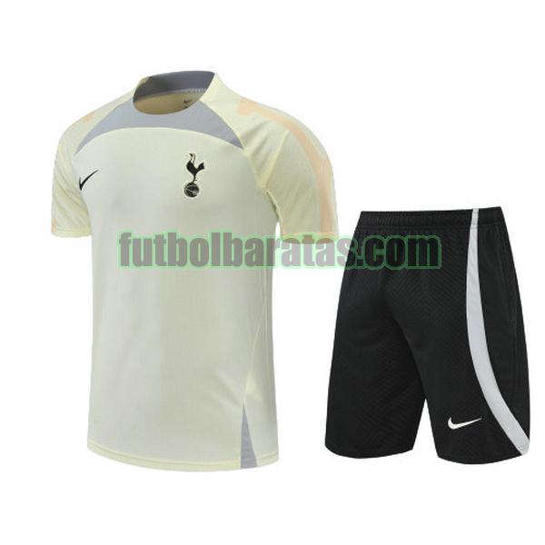 camiseta tottenham 2022 2023 amarillo training conjunto