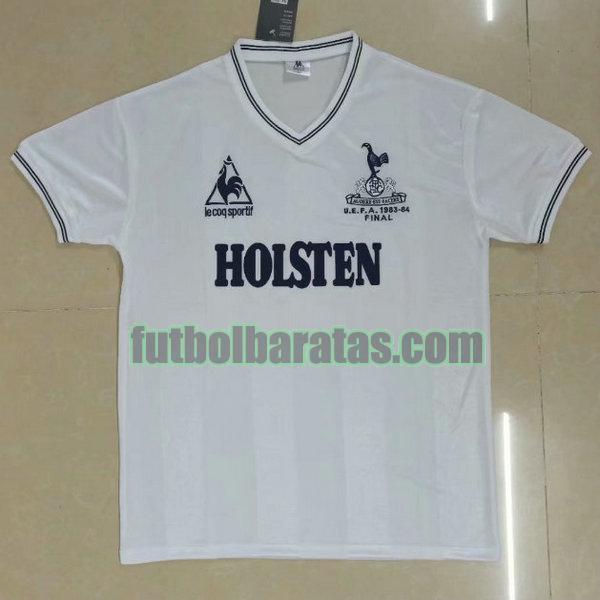 camiseta tottenham hotspur 1983-1984 blanco primera