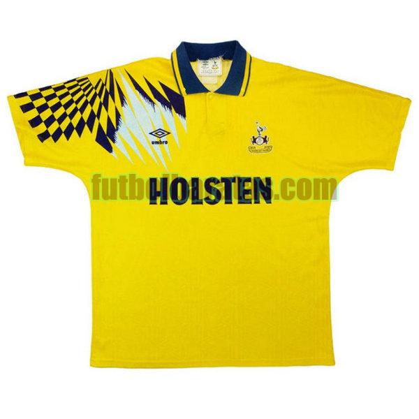 camiseta tottenham hotspur 1991-1994 amarillo segunda
