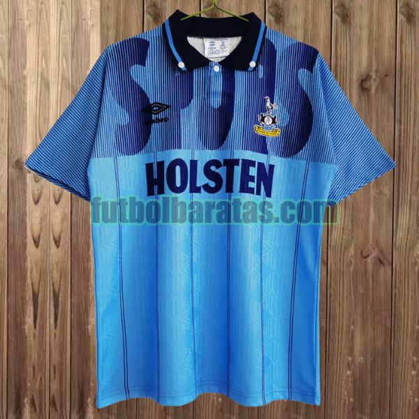 camiseta tottenham hotspur 1991-1994 azul tercera