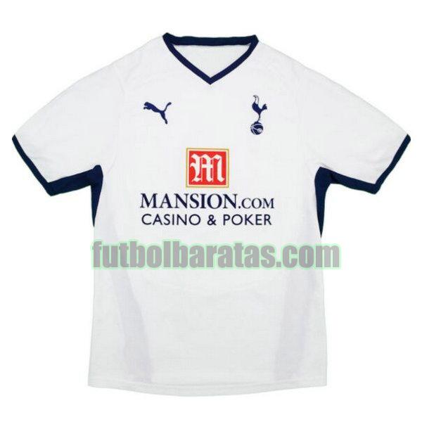 camiseta tottenham hotspur 2008 09 blanco primera