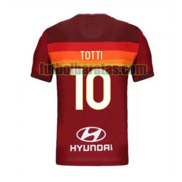 camiseta totti 10 roma 2020-2021 priemra