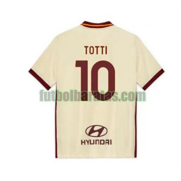 camiseta totti 10 roma 2020-2021 segunda