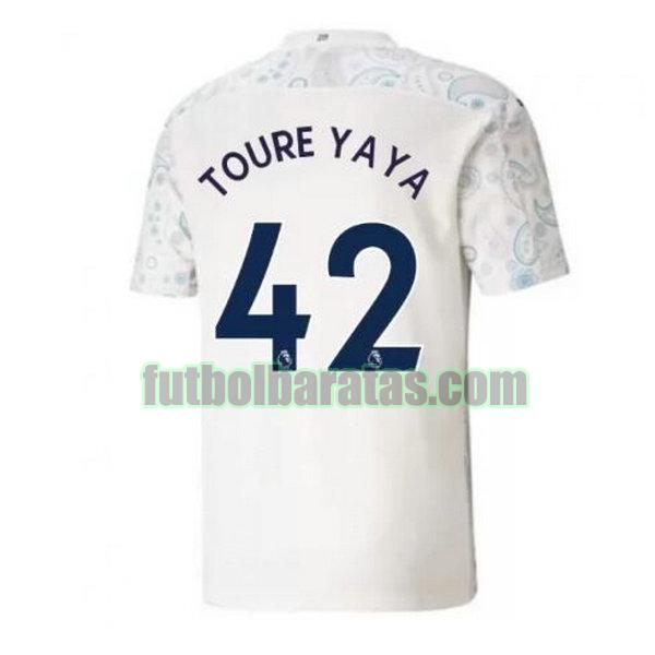 camiseta toure yaya 42 manchester city 2020-2021 tercera