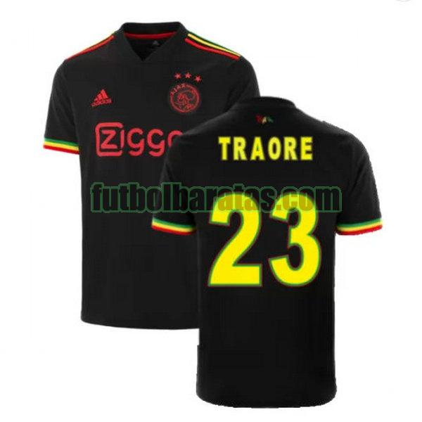 camiseta traore 23 ajax 2021 2022 negro tercera