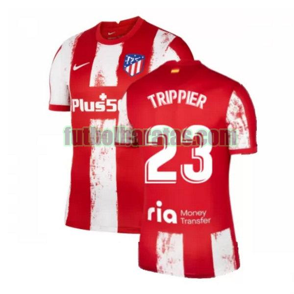 camiseta trippier 23 atletico madrid 2021 2022 rojo blanco primera