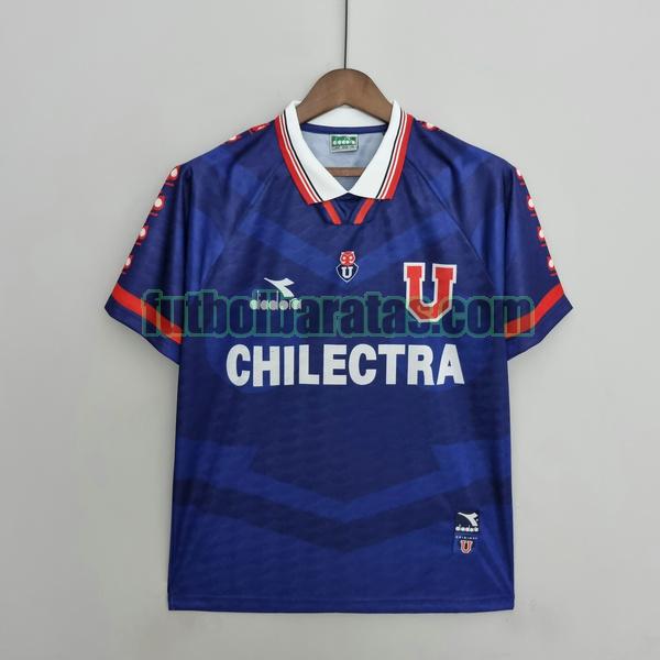 camiseta universidad de chile 1996 azul primera